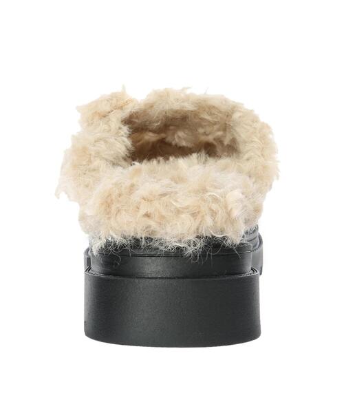 AMERICAN HOLIC（アメリカンホリック）の「ファーバックルサンダル（サンダル・レディース・ベージュ・L/M）」の7枚目の写真