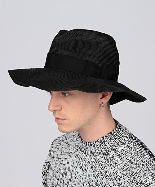 EN ROUTE（アンルート）の「KIJIMA TAKAYUKI（キジマタカユキ） PAPER L/BRIM HAT1（ハット・メンズ・ブラック/ダークグレー・2）」の7枚目の写真