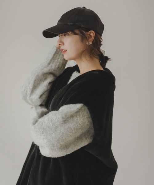 rectangle（レクタングル）の「エコファーベスト（ベスト・レディース・アイボリー/ブラウン/ブラック・FREE）」の21枚目の写真