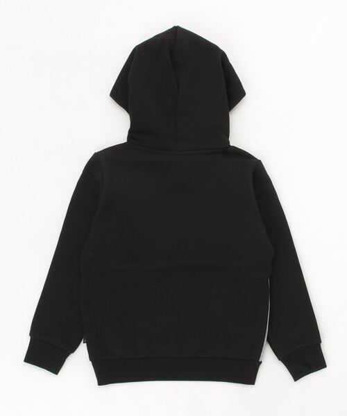 PUMA（プーマ）の「プーマ PUMA ESS+ カラーブロック フーディースウェット FL_（スウェット・キッズ・グレー/ブラック×ホワイト/ブラック×グリーン・120cm/130cm/140cm/150cm/160cm）」の4枚目の写真