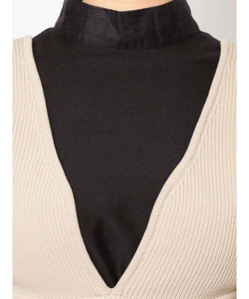 LAGUNAMOON（ラグナムーン）の「フォルムラインニットジャンパースカート（スカート・レディース・ブラック/ブルー/アイボリー・SMALL/MEDIUM）」の10枚目の写真