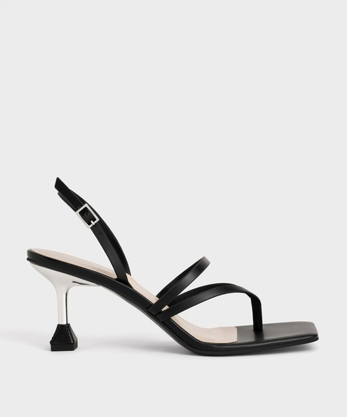 チャールズアンドキース サンダルCHARLES & KEITH ブラック Charles and Keith - CHARLES & KEITH チャールズアンドキース