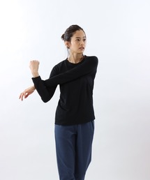 Champion（チャンピオン）の「【Champion/チャンピオン】レディース スポーツ ロングスリーブTシャツ（Tシャツ/カットソー）」