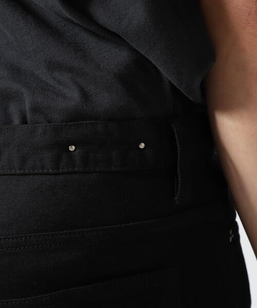 MINEDENIM（マインデニム）の「MINEDENIM（マインデニム）S.SLIM STR 5POCKET OWS/スリム　ブラックデニム（デニムパンツ・メンズ・ブラック・34/32/30/31/28/29/33）」の10枚目の写真