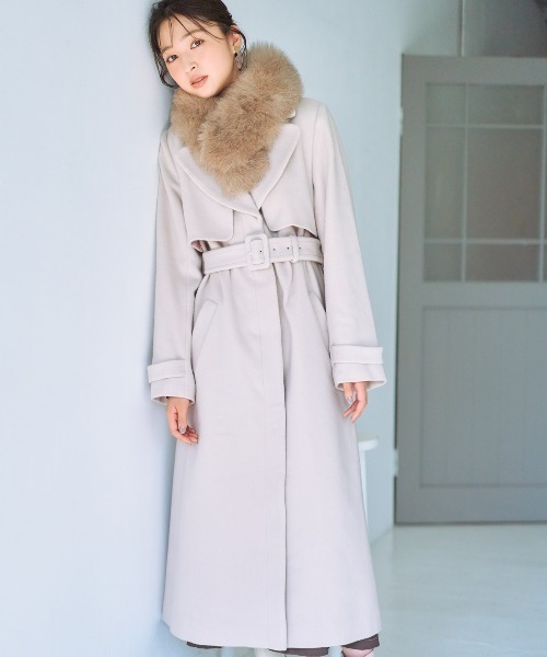 WILLSELECTION ファー付きトレンチコート WILLSELECTION（ウィルセレクション）の「ファー付きトレンチ