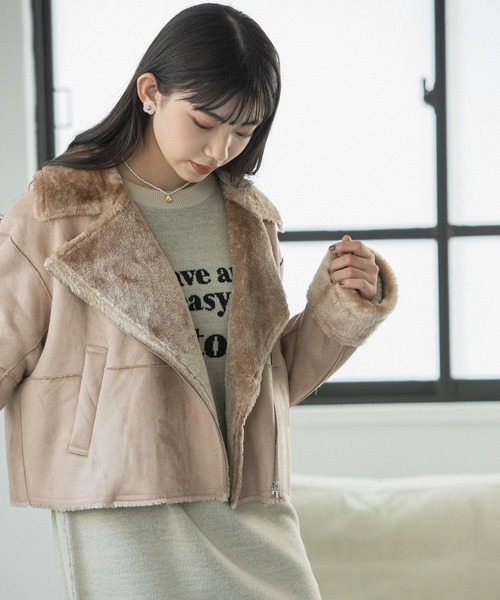 repipi armario（レピピ アルマリオ）の「フェイクムートンジャケット