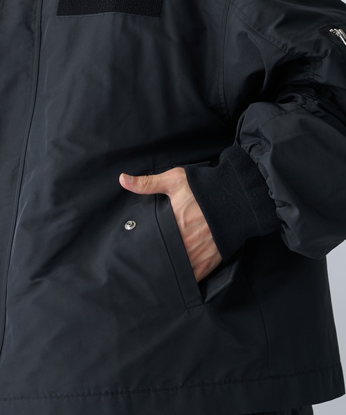 Lui's（ルイス）の「レイヤードキルティングMA-1（MA-1・メンズ・ブラック/ネイビー・S/M）」の18枚目の写真