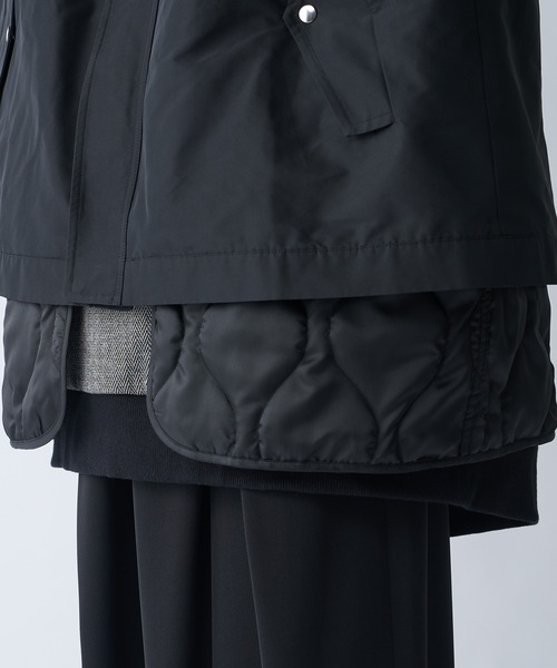 Lui's（ルイス）の「レイヤードキルティングMA-1（MA-1・メンズ・ブラック/ネイビー・S/M）」の19枚目の写真