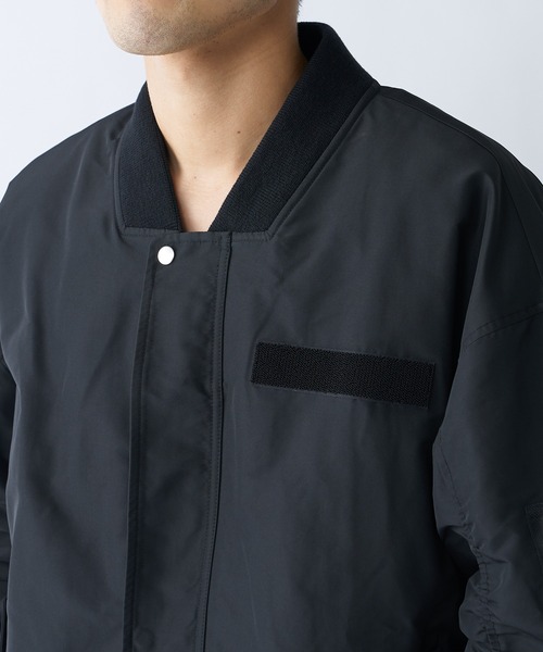 Lui's（ルイス）の「レイヤードキルティングMA-1（MA-1・メンズ・ブラック/ネイビー・S/M）」の15枚目の写真