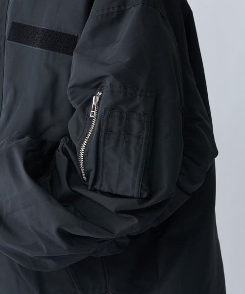 Lui's（ルイス）の「レイヤードキルティングMA-1（MA-1・メンズ・ブラック/ネイビー・S/M）」の16枚目の写真