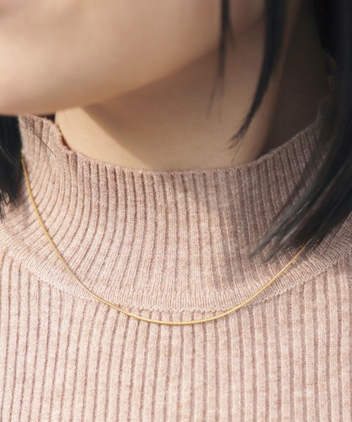 calmila（カルミラ）の「金属アレルギー対応 シンプルスネークチェーンステンレスネックレス（ネックレス・レディース・ピンク系その他4/ゴールド系その他2/シルバー系その他3/ゴールド系その他5/シルバー系その他5/ピンク系その他2/ピンク系その他3/ピンク系その他5/シルバー系その他4/シルバー系その他2/ゴールド系その他3/ゴールド系その他4・9/15 /20）」の11枚目の写真