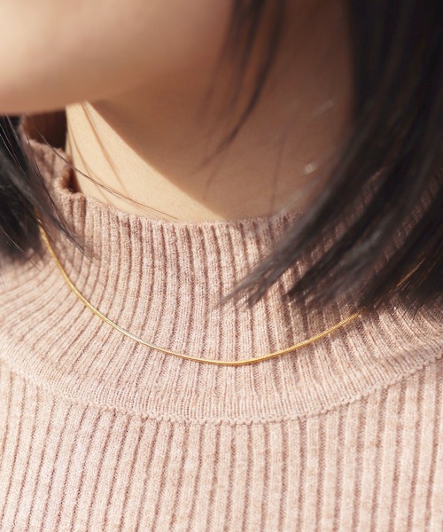 calmila（カルミラ）の「金属アレルギー対応 シンプルスネークチェーンステンレスネックレス（ネックレス・レディース・ピンク系その他4/ゴールド系その他2/シルバー系その他3/ゴールド系その他5/シルバー系その他5/ピンク系その他2/ピンク系その他3/ピンク系その他5/シルバー系その他4/シルバー系その他2/ゴールド系その他3/ゴールド系その他4・9/15 /20）」の12枚目の写真