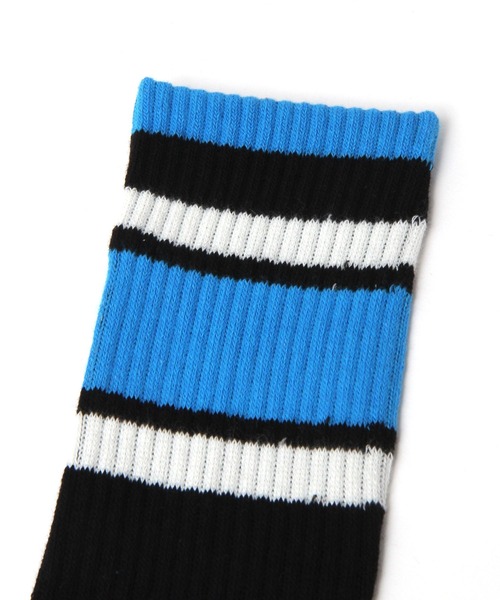 BAYFLOW（ベイフロー）の「BFリッチェルラインソックス（ソックス/靴下・メンズ・パープル/ネイビー/グリーン/ブラック・FREE）」の12枚目の写真