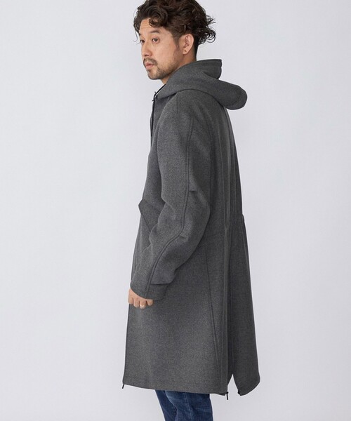 SHIPS(シップス)の「SHIPS: スーパー120'S メリノウール メルトン モッズコート(モッズコート・メンズ・ダークグレー/ネイビー・SMALL/MEDIUM/LARGE/X-LARGE)」の4枚目の写真