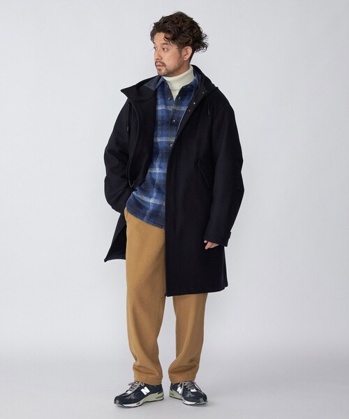 SHIPS(シップス)の「SHIPS: スーパー120'S メリノウール メルトン モッズコート(モッズコート・メンズ・ダークグレー/ネイビー・SMALL/MEDIUM/LARGE/X-LARGE)」の17枚目の写真