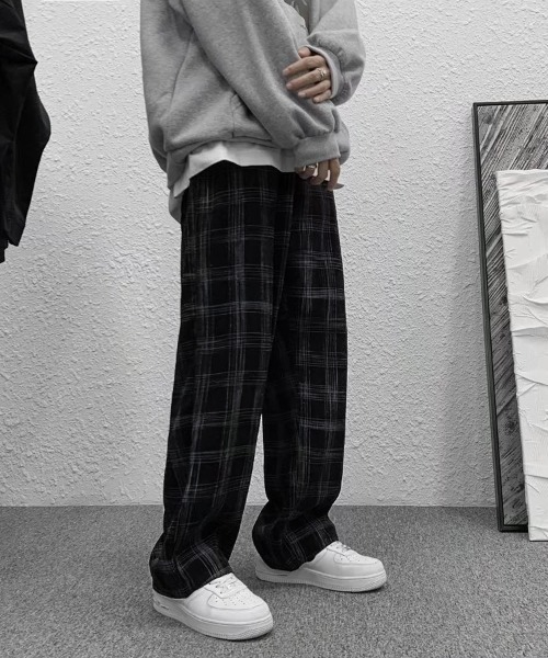 Ressaca(レサーカ)の「チェック柄 ルーズシルエット ストレートイージーパンツ(その他パンツ・メンズ・ブラック/グリーン・L/XL/M)」の19枚目の写真