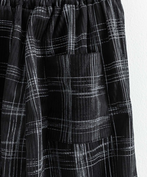 Ressaca(レサーカ)の「チェック柄 ルーズシルエット ストレートイージーパンツ(その他パンツ・メンズ・ブラック/グリーン・L/XL/M)」の8枚目の写真