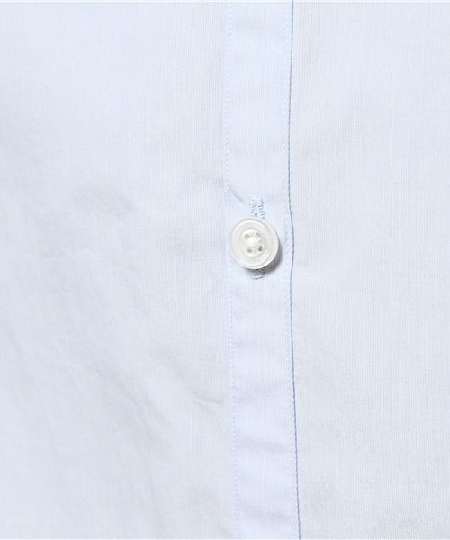 EDIFICE（エディフィス）の「◇トルファンコットンハケメ バンドカラーL/S（シャツ/ブラウス・メンズ・ブルー/ネイビー・44/46/50/48）」の10枚目の写真