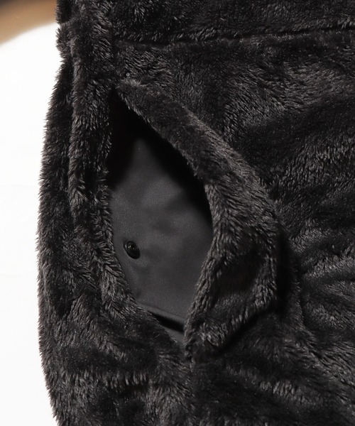 ABU GARCIA(アブ・ガルシア)の「AbuGarcia/アブ ガルシア REVERSIBLE MIL TRUCK JACKET リバーシブル フリースジャケット(ミリタリージャケット・メンズ・オリーブ/ブラック・L/M)」の11枚目の写真