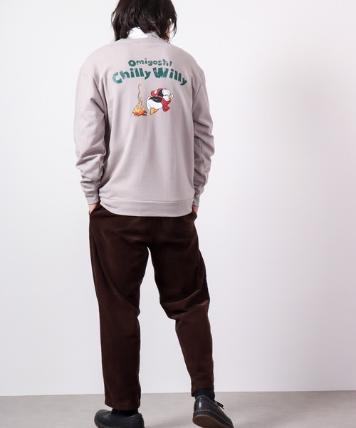 FUNALIVE(ファンアライブ)の「Chilly Willy/チリーウィリー プリントトレーナー(スウェット・メンズ・オフホワイト/ブルー/ブラック系その他/スミクロ/ベージュ/グリーン・M/L)」の20枚目の写真