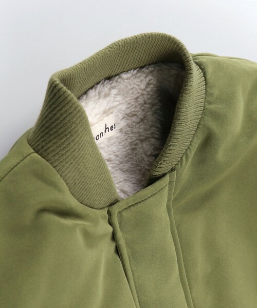 BRANSHES（ブランシェス）の「【あったか】ブルゾン（ブルゾン・キッズ・ベージュ/ブラック/カーキオリーブ・120/130/110/100/140/150/160）」の12枚目の写真