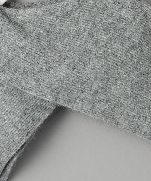 BEAUTY&YOUTH UNITED ARROWS(ビューティーアンドユースユナイテッドアローズ)の「ウール&モヘヤブレンド ショート ロングスリーブ ニット(ニット/セーター・レディース・ブラック/ダークグレー・FREE)」の7枚目の写真