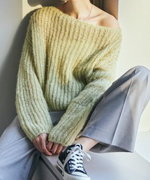 COLLAGE GALLARDAGALANTE | モヘアタッチニット(ニット/セーター)