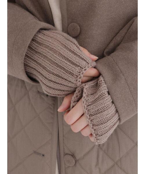 Samansa Mos2(サマンサ モスモス)の「3WAYグローブアームウォーマーセット(手袋・レディース・モカ/キナリ・フリ-)」の7枚目の写真