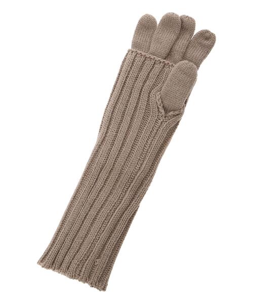 Samansa Mos2(サマンサ モスモス)の「3WAYグローブアームウォーマーセット(手袋・レディース・モカ/キナリ・フリ-)」の14枚目の写真