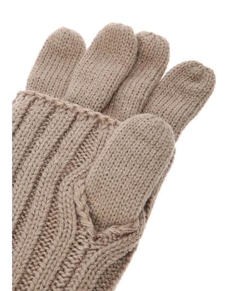 Samansa Mos2(サマンサ モスモス)の「3WAYグローブアームウォーマーセット(手袋・レディース・モカ/キナリ・フリ-)」の16枚目の写真
