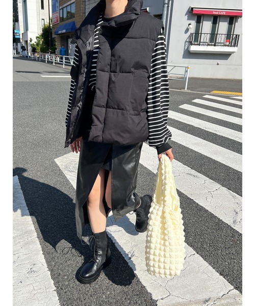 PHILLY（フィリー）の「フロントスリットロングスカート（スカート・レディース・ブラック/ブラック系その他・FREE）」の6枚目の写真