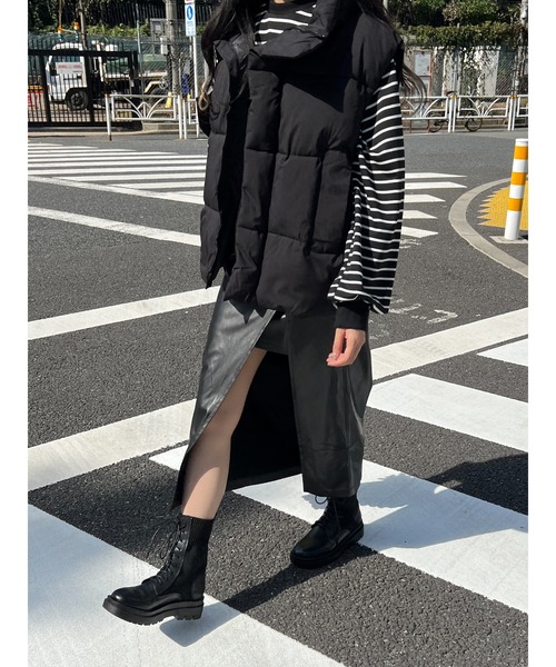 PHILLY（フィリー）の「フロントスリットロングスカート（スカート・レディース・ブラック/ブラック系その他・FREE）」の10枚目の写真