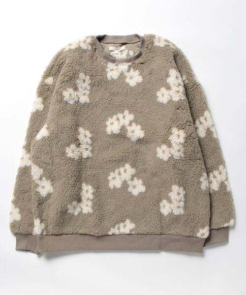 JUGLANS(ユグランス)の「【Revo.】総柄ジャガードボア/クルーネックスウェット(その他トップス・メンズ・ベージュ/ネイビー/グリーン・M/L)」の15枚目の写真