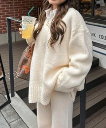 ≪ミクエリ×AMELYコラボ≫前後2Wayラウンドニット