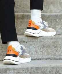 Aresense | D.A.T.E./デイト FUGA MESH IVORY/フーガ　メッシュ　ハイカットスニーカー(30WFGMEIV)(スニーカー)