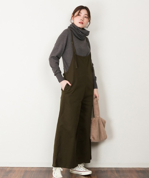 atONE(アットワン)の「atONE ゆるっとタートルネックチュニックセーター 5L展開で大きいサイズ・ワイドサイズ対応(ニット/セーター・レディース・グレイッシュベージュ/ブラック/杢グレー・M-L/4L~5L/LL~3L)」の14枚目の写真