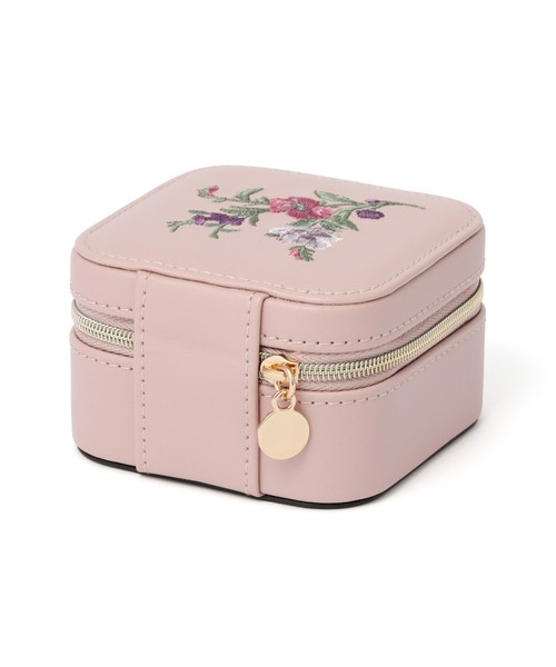 フランフラン 花柄アクセサリー ジュエリー ボックス レッド