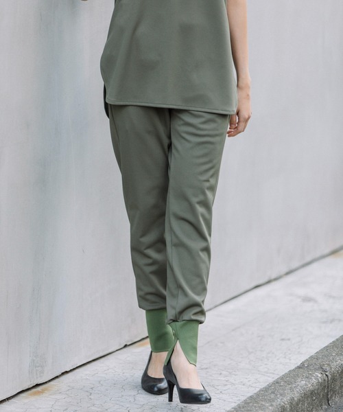Munich（ミューニック）の「ストレッチツイルジャージジョガーパンツ（その他パンツ・レディース・カーキ/ブラック・XS/S/M）」の6枚目の写真
