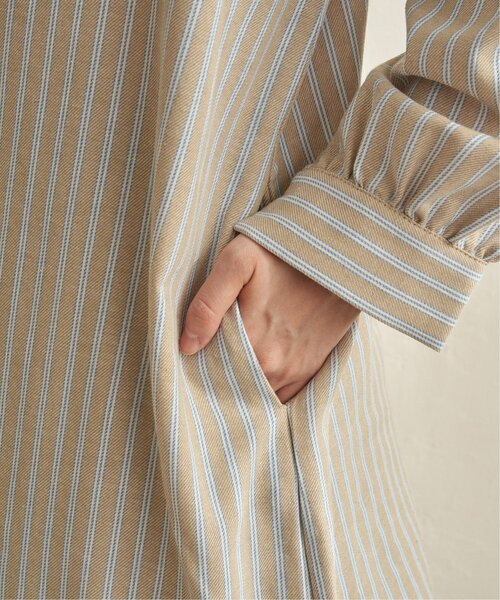 LBC（エルビーシー）の「ストライプ3WAYワンピース（シャツワンピース・レディース・ネイビー/ホワイト/ベージュ・L/M）」の17枚目の写真