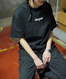MISCHIEF/ミスチーフ/LOGO CREWNECK T-SHIRT