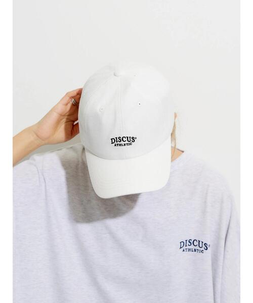 DISCUS ATHLETIC（ディスカス　アスレチック）の「DISCUS ロゴCAP（キャップ・レディース・ブラック/ホワイト・FREE）」の3枚目の写真