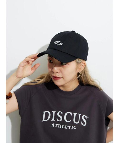 DISCUS ATHLETIC（ディスカス　アスレチック）の「DISCUS ロゴCAP（キャップ・レディース・ブラック/ホワイト・FREE）」の4枚目の写真