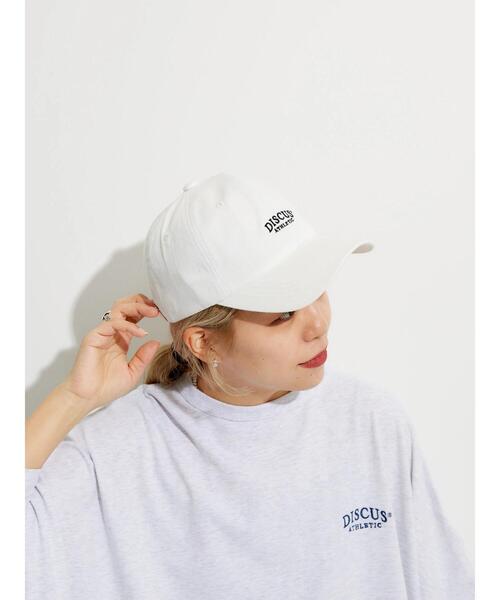 DISCUS ATHLETIC（ディスカス　アスレチック）の「DISCUS ロゴCAP（キャップ・レディース・ブラック/ホワイト・FREE）」の2枚目の写真