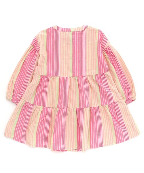 BREEZE（ブリーズ）の「ティアードシャツワンピ（ワンピース・キッズ・ブルー/ピンク/オフホワイト・80/120/100/130/140/110/90）」の15枚目の写真