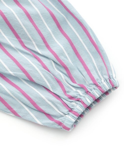 BREEZE（ブリーズ）の「ティアードシャツワンピ（ワンピース・キッズ・ブルー/ピンク/オフホワイト・80/120/100/130/140/110/90）」の17枚目の写真