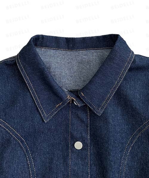 BEIDELLI（ベイデリー）の「[BELLIDE MADE] ウエストバンディングデニムワンピース（ワンピース・レディース・ブラック/ブルー/ブルー系その他/ブラック系その他・FREE）」の17枚目の写真