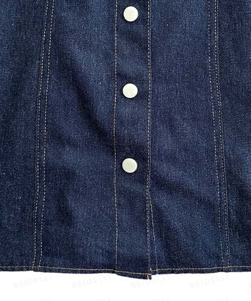 BEIDELLI（ベイデリー）の「[BELLIDE MADE] ウエストバンディングデニムワンピース（ワンピース・レディース・ブラック/ブルー/ブルー系その他/ブラック系その他・FREE）」の20枚目の写真