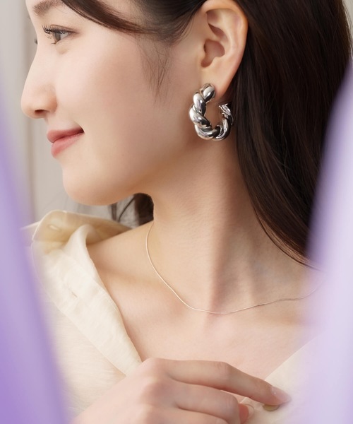 ツイストフープピアス（ピアス（両耳用））｜ANOH（アノー）の