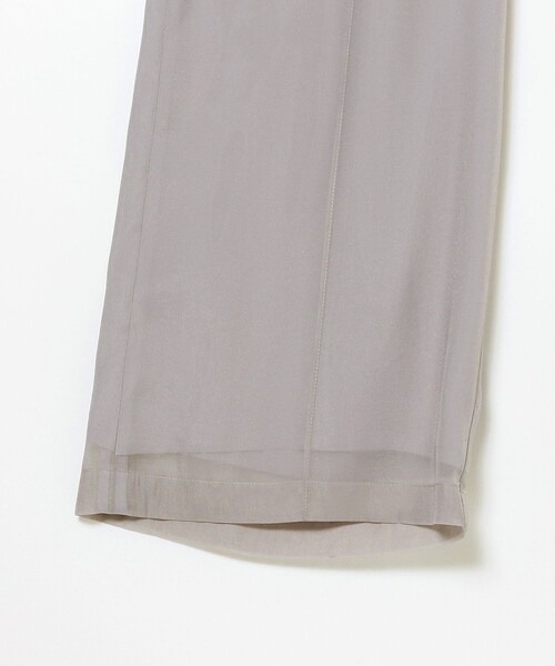 Ray BEAMS(レイビームス)の「Ray BEAMS / オーガンジー ワイド パンツ(その他パンツ・レディース・ブラック/グレー・0/1)」の4枚目の写真