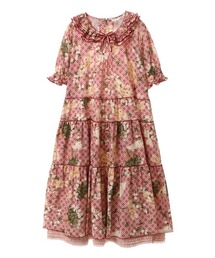 緑色パトリックパレードワンピース PINK HOUSE（ピンクハウス）の「St.パトリックパレードプリント